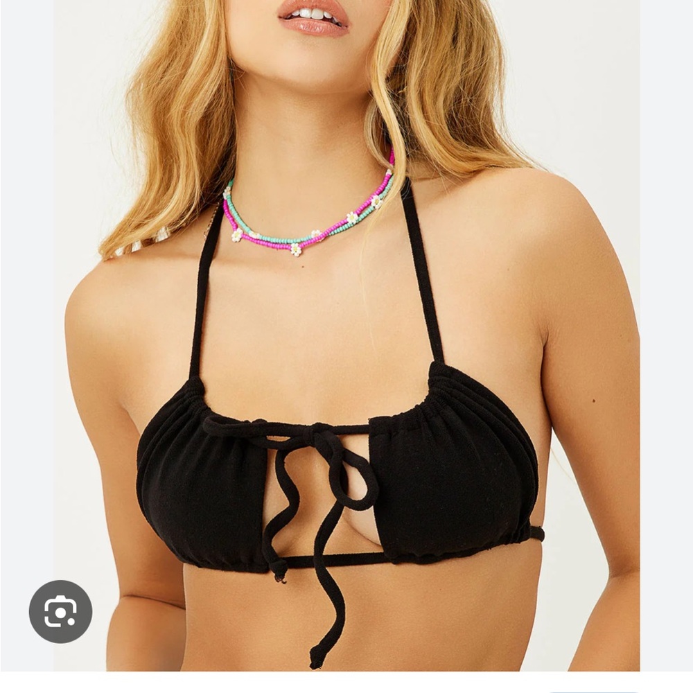 Frankie's Bikinis: Eliza Terry Halter Bikini Top